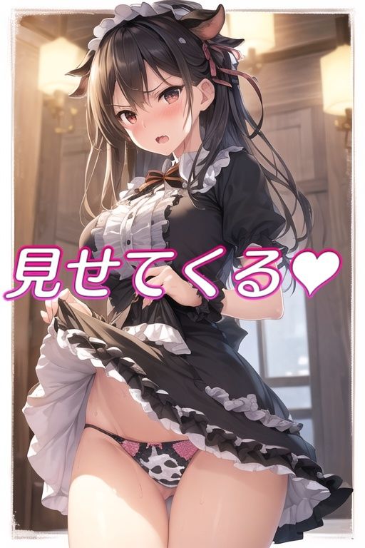 嫌な顔してパンツ見せてくる女の子 〜ゴスロリ編〜 サンプル4ページ目