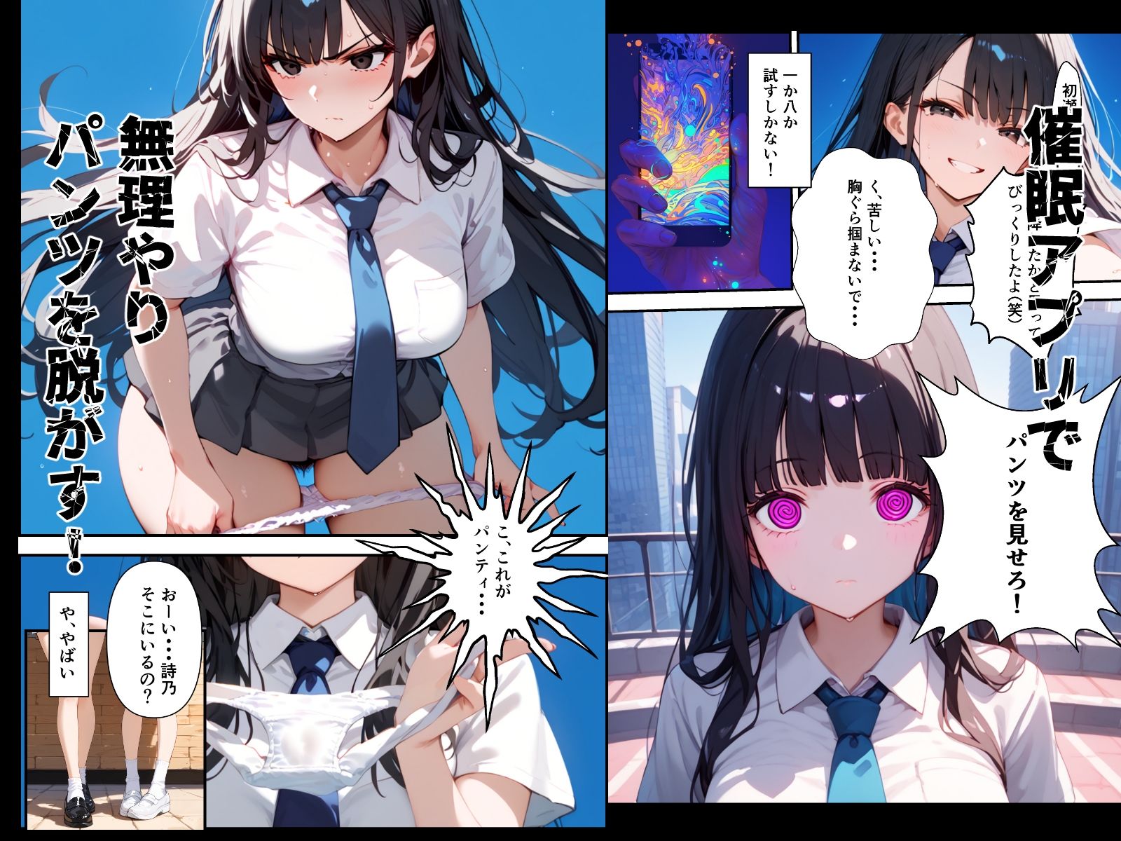 催●アプリでいじめっ子を肉便器にする話 サンプル3ページ目