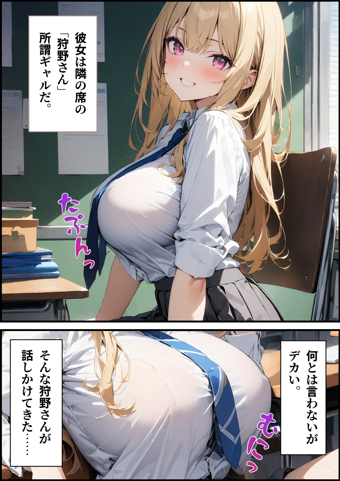 隣の狩野さん1 サンプル3ページ目