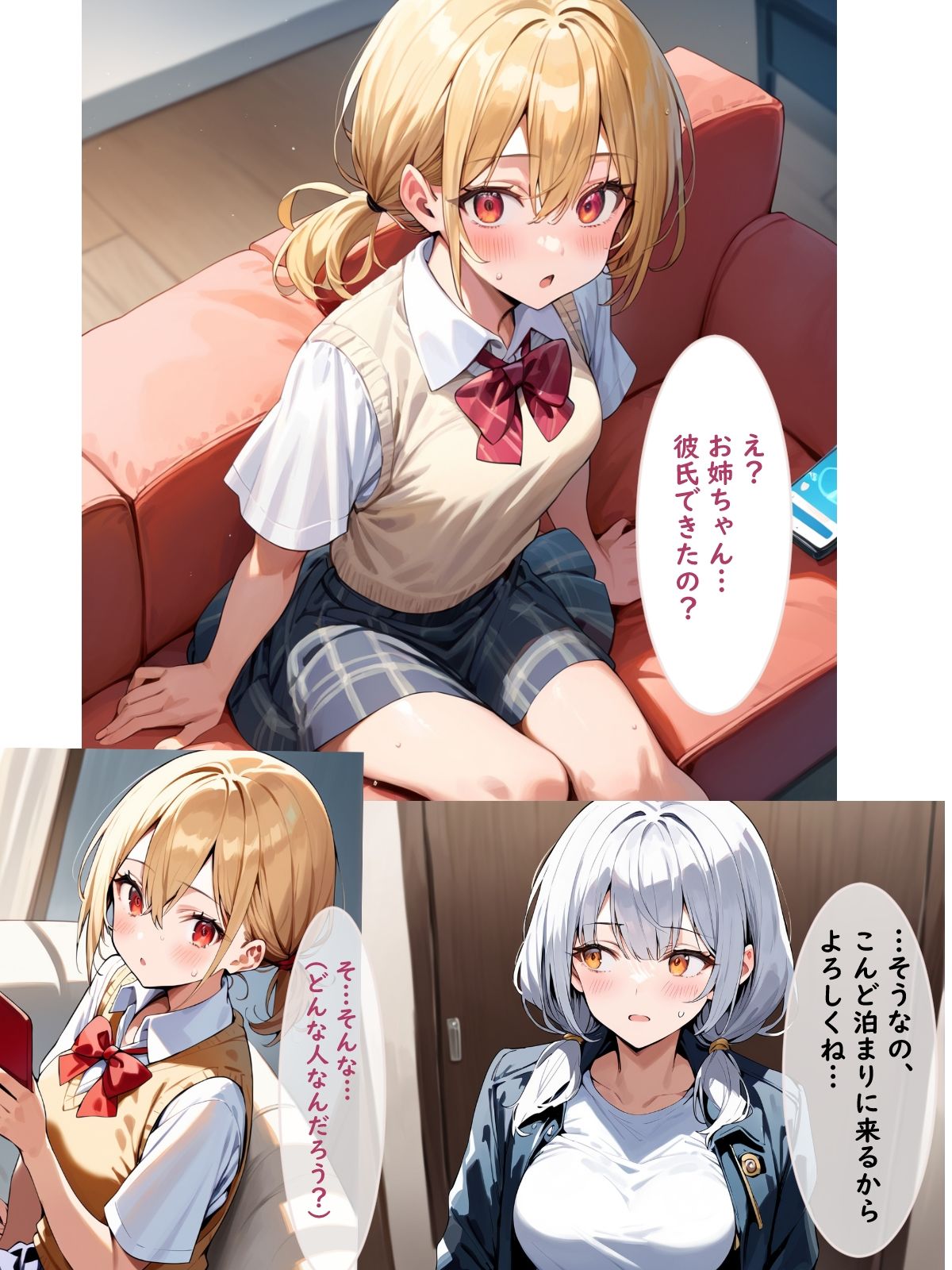 彼女の妹に気に入られて隙をつかれて襲われる話 サンプル6ページ目