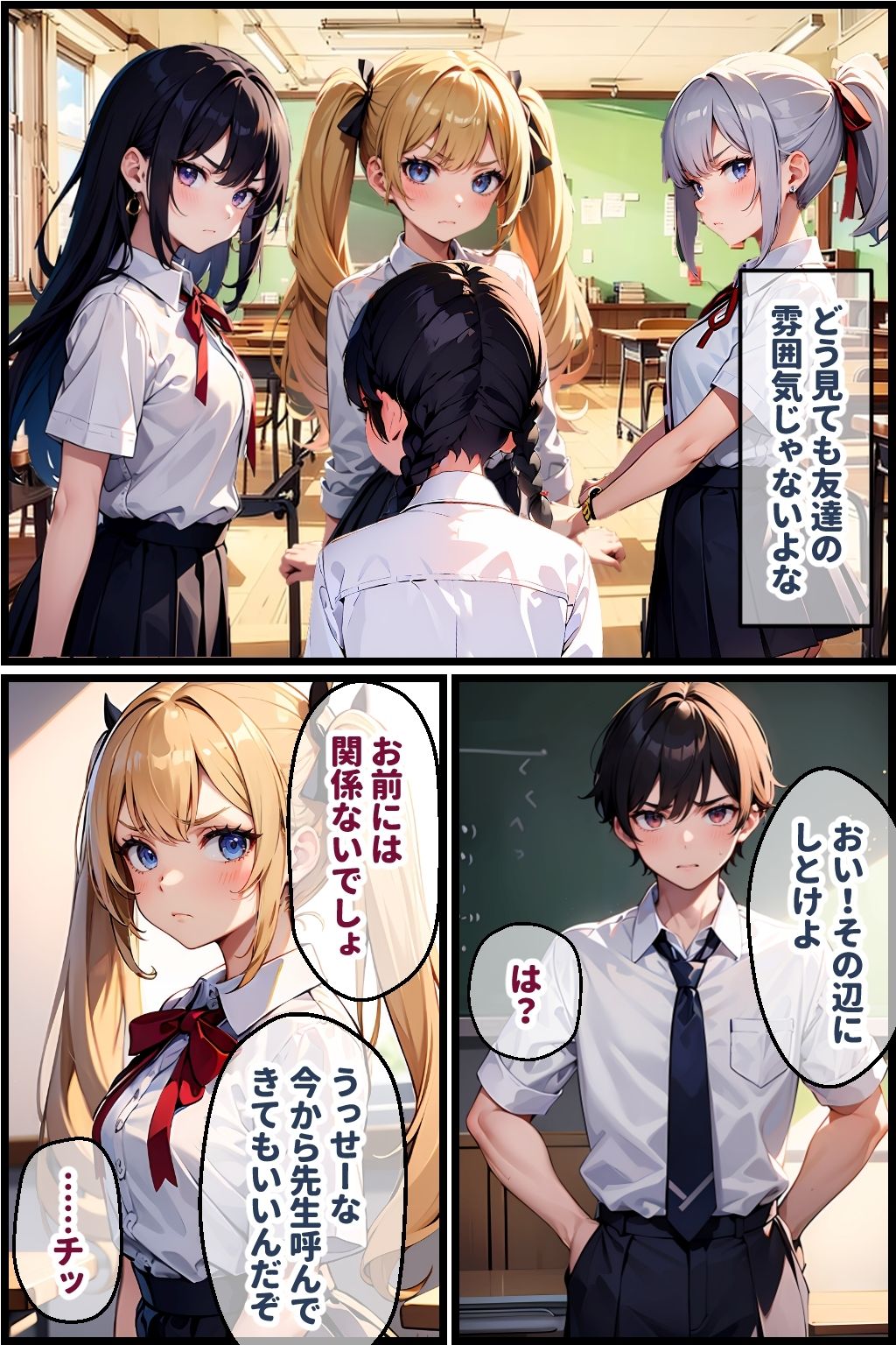 いじめから助けた地味娘からの誘いに乗ると… サンプル1ページ目