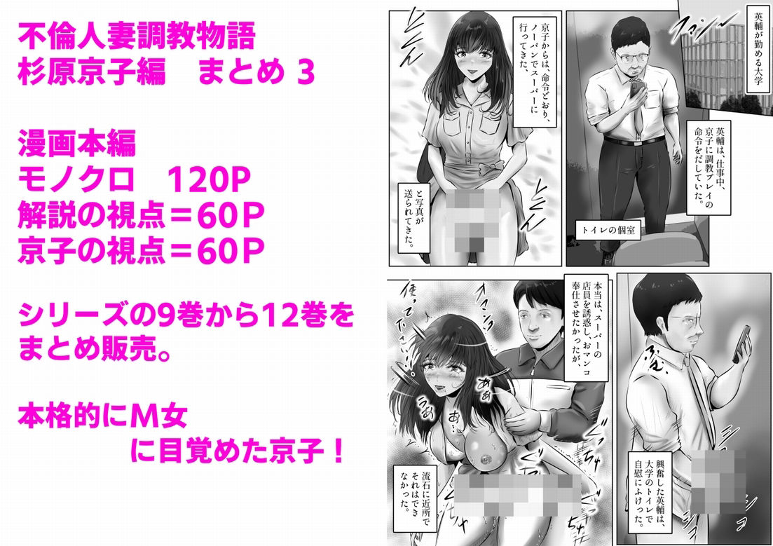 不倫人妻調教物語 杉原京子編 まとめ（3） サンプル1ページ目