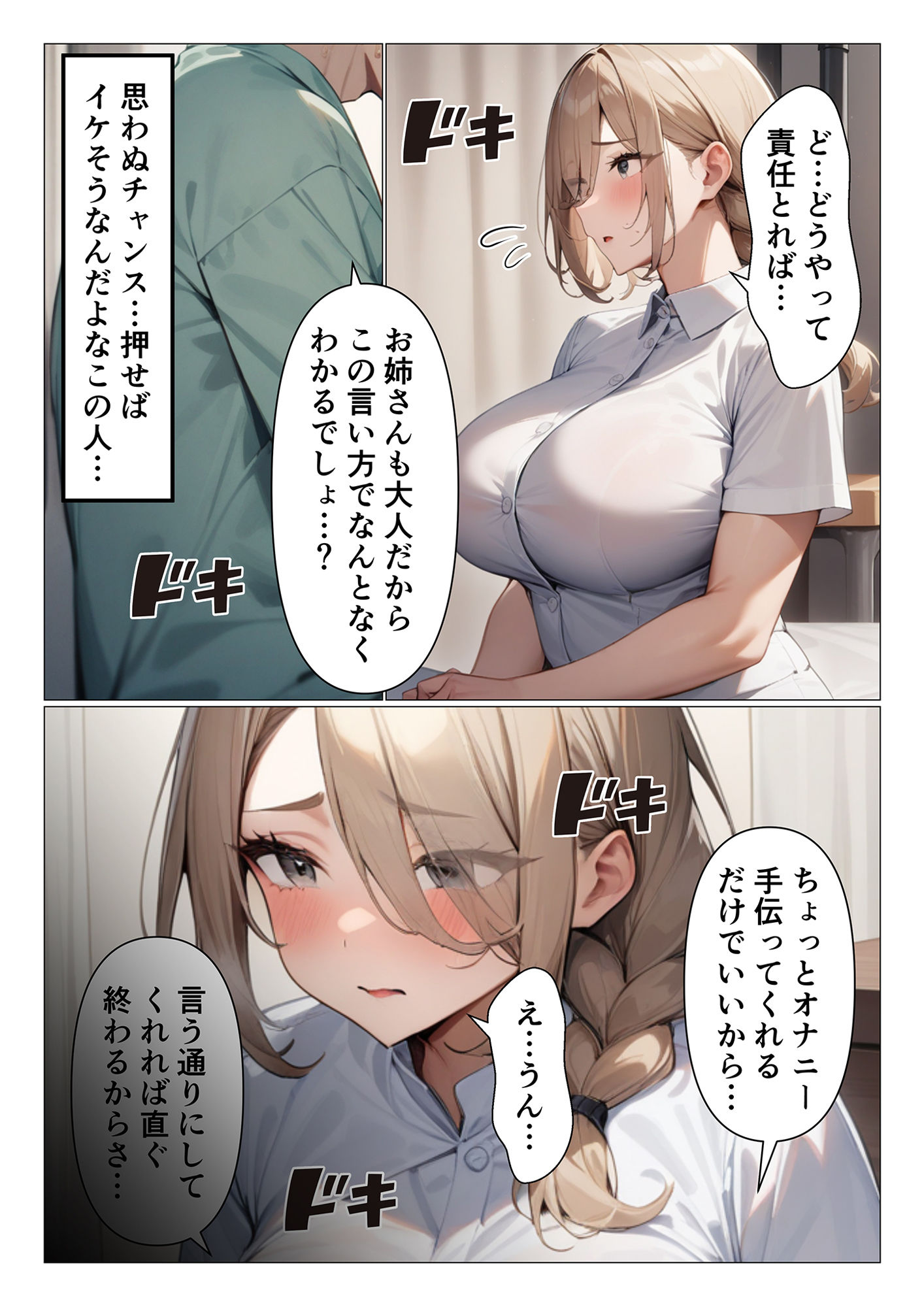 言いなりお姉さんナースに抜いてもらう入院生活 サンプル1ページ目