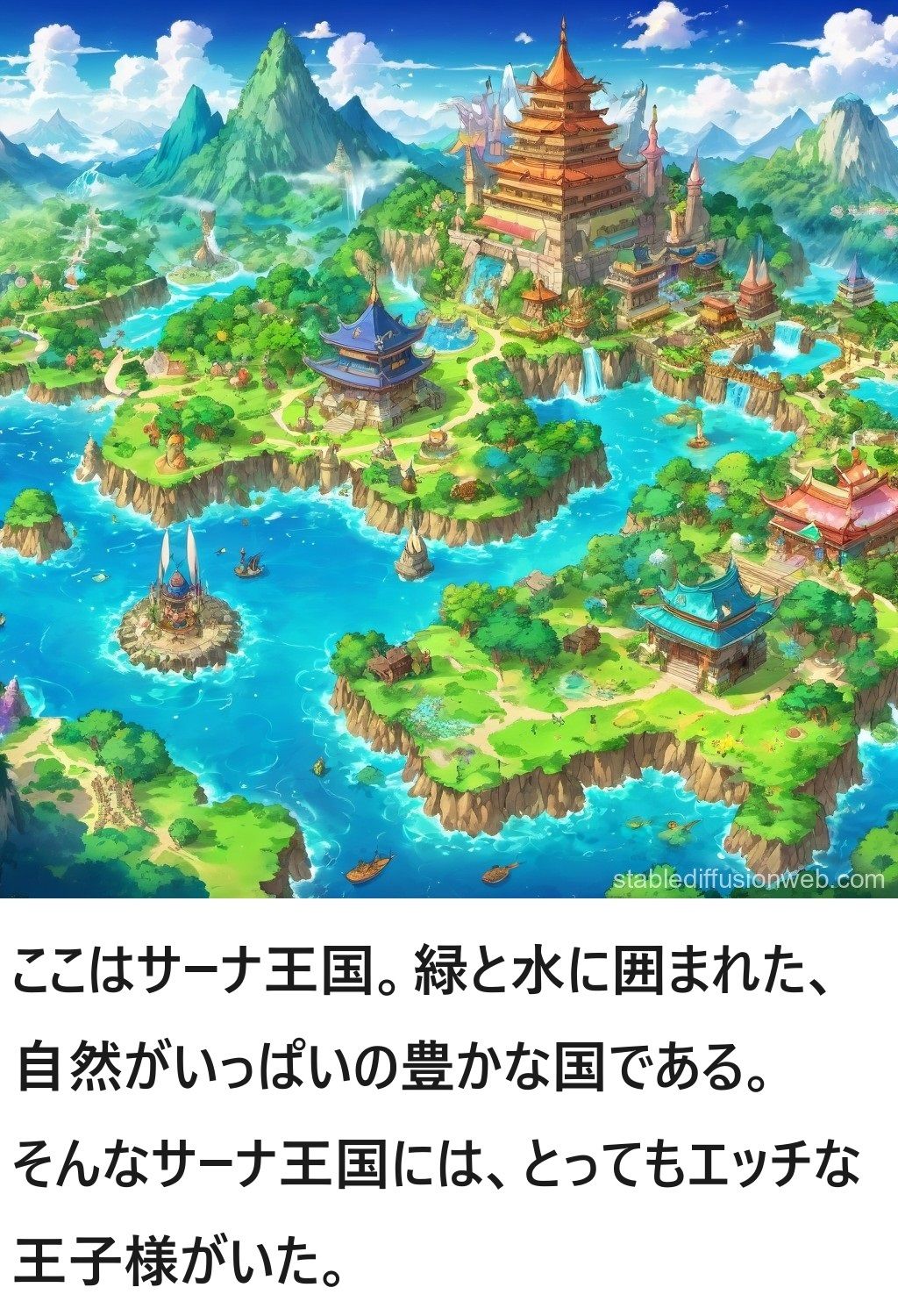 聖騎士ファンタジー 1話 サンプル1ページ目
