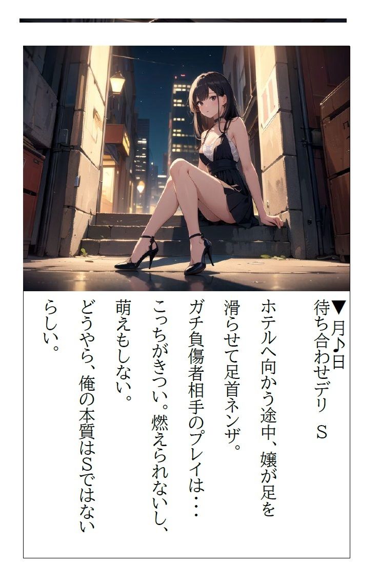 夜遊び男の風俗トホホ絵日記 サンプル3ページ目