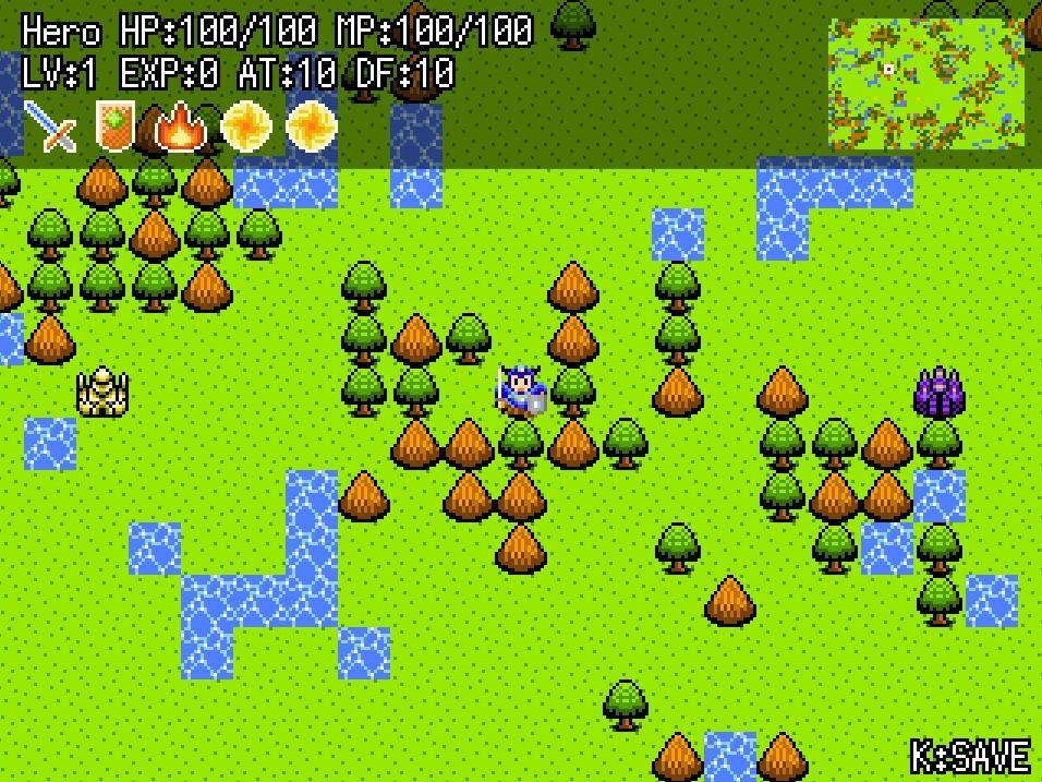 PythonとPygameで作る レトロ風RPG 全コード サンプル3ページ目