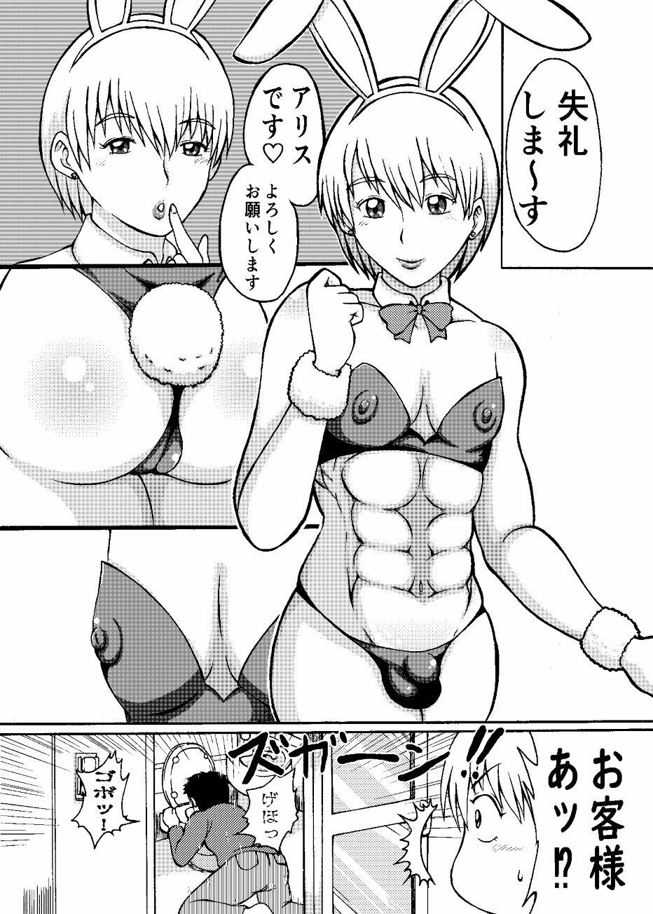 癒し系腹筋メスバ兄♂ アリスさん サンプル1ページ目
