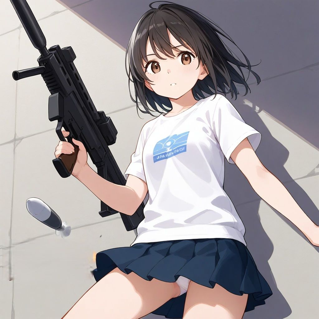 女性自衛官たたかう 3   レ●プ野郎を吹き飛ばし、戦車も破壊して サンプル5ページ目