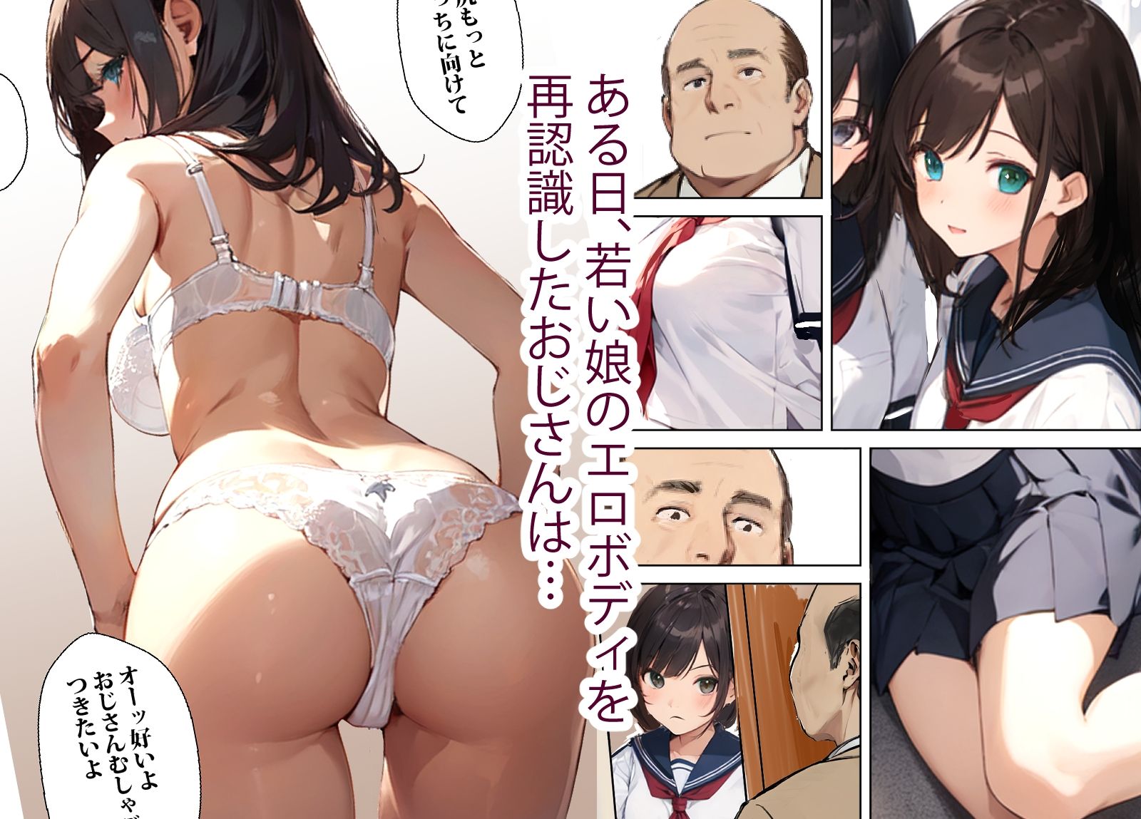 パパ活やったら娘の友達が来た サンプル1ページ目