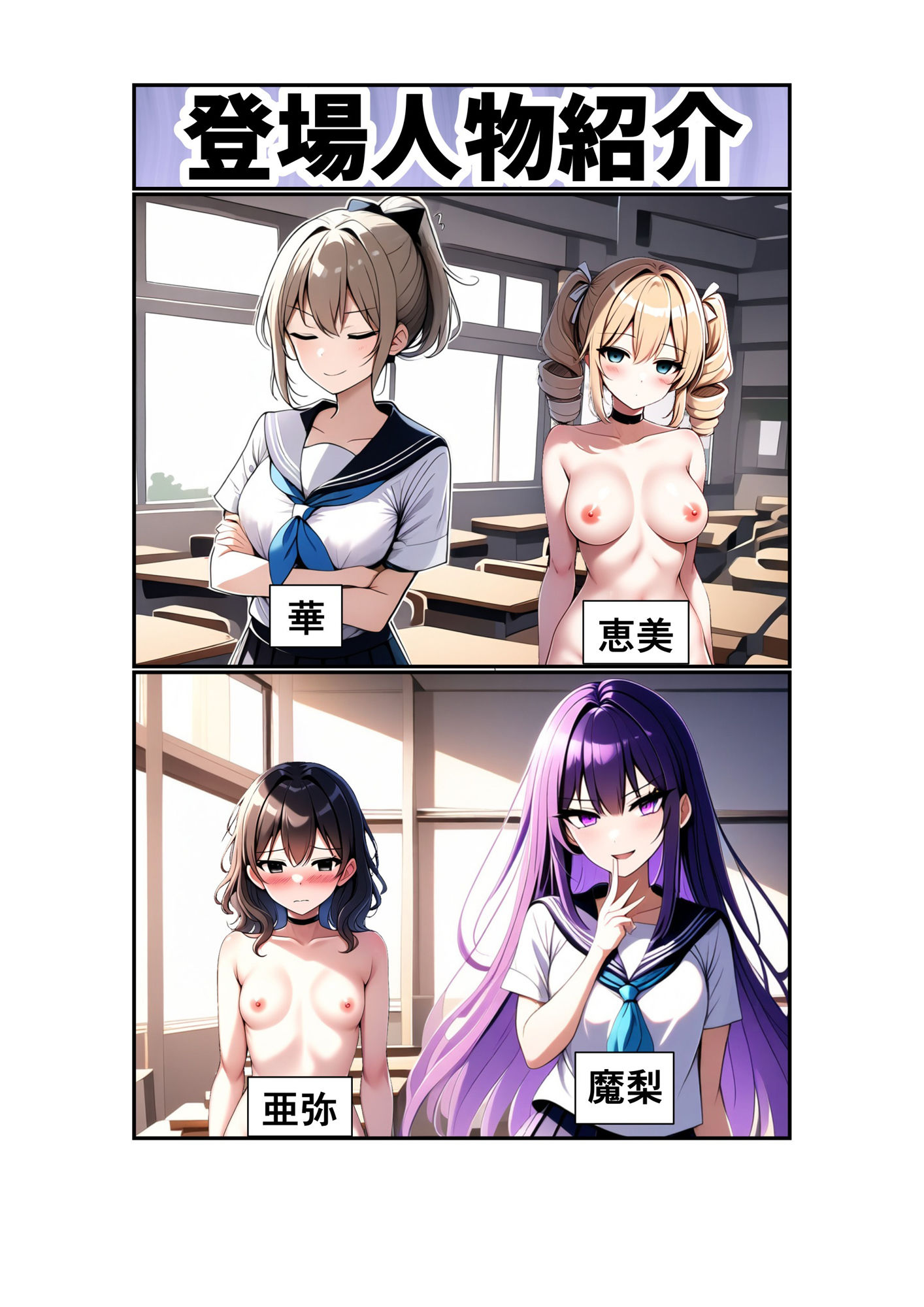 蘭隷女学園 サンプル2ページ目