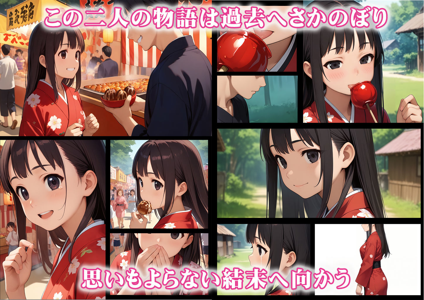 桜、咲く、さくら。 サンプル9ページ目