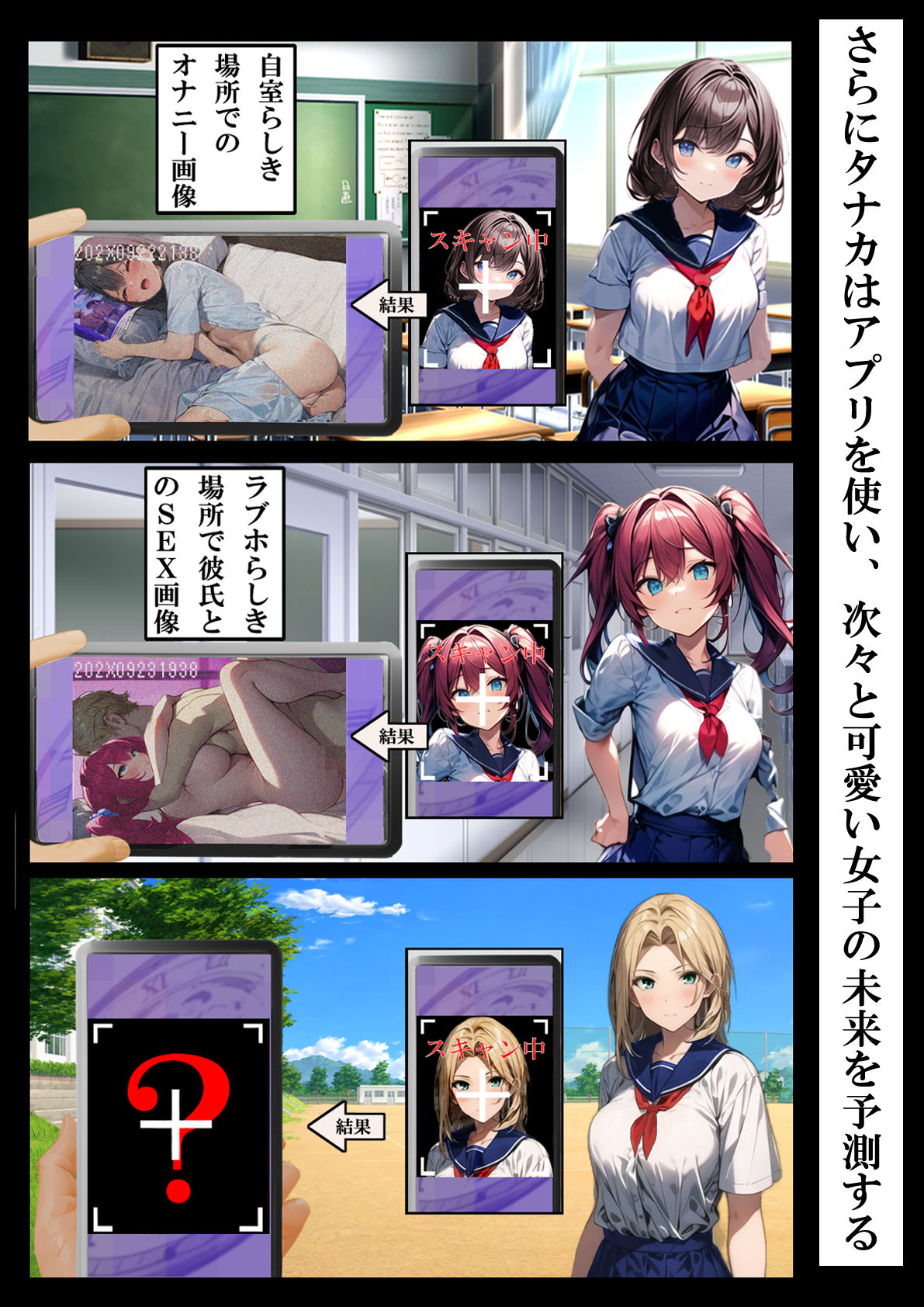 未来予測アプリ Hな未来を実現させろ サンプル5ページ目