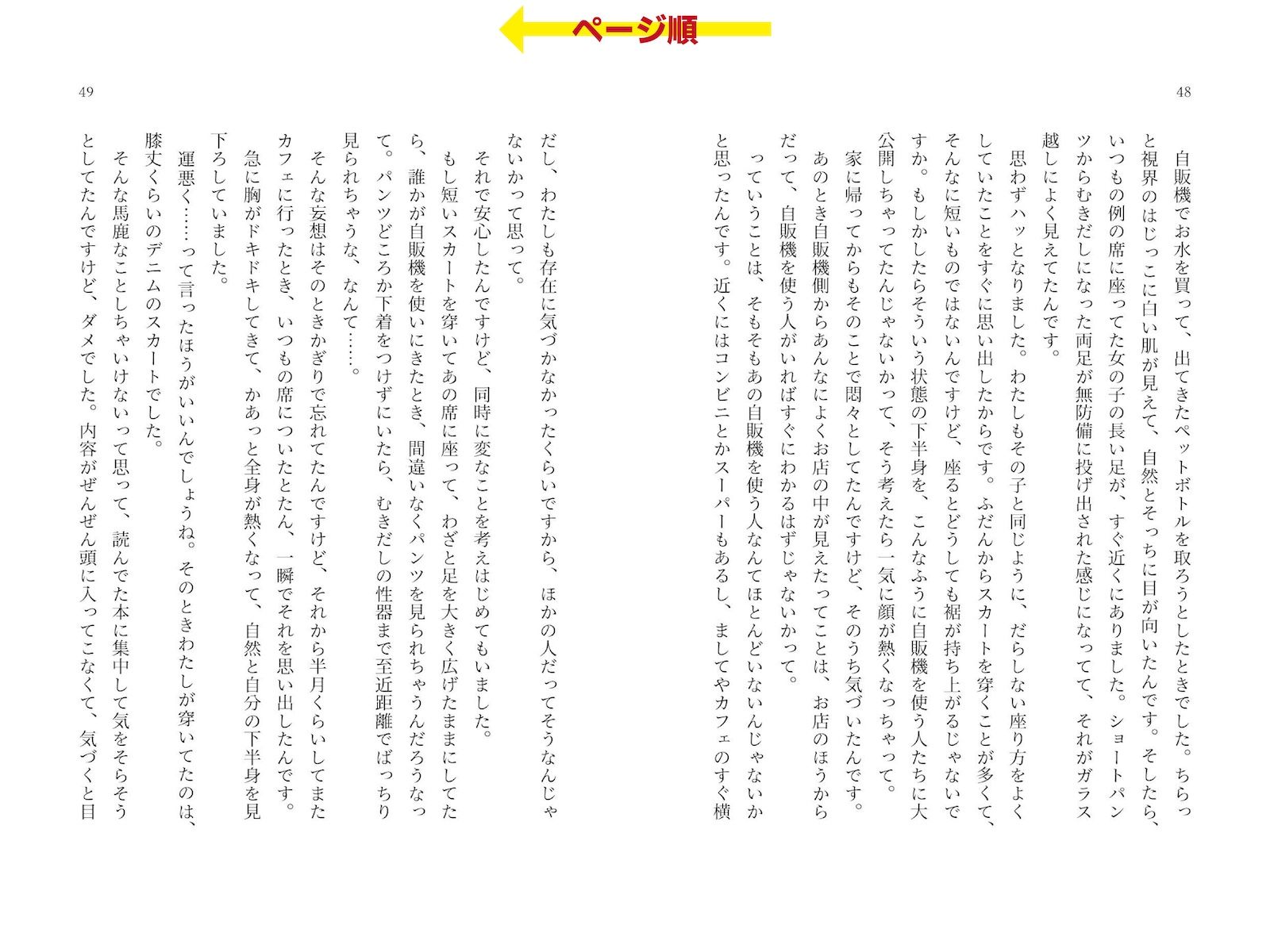 露出体験告白3 公然のイキ恥さらし サンプル2ページ目