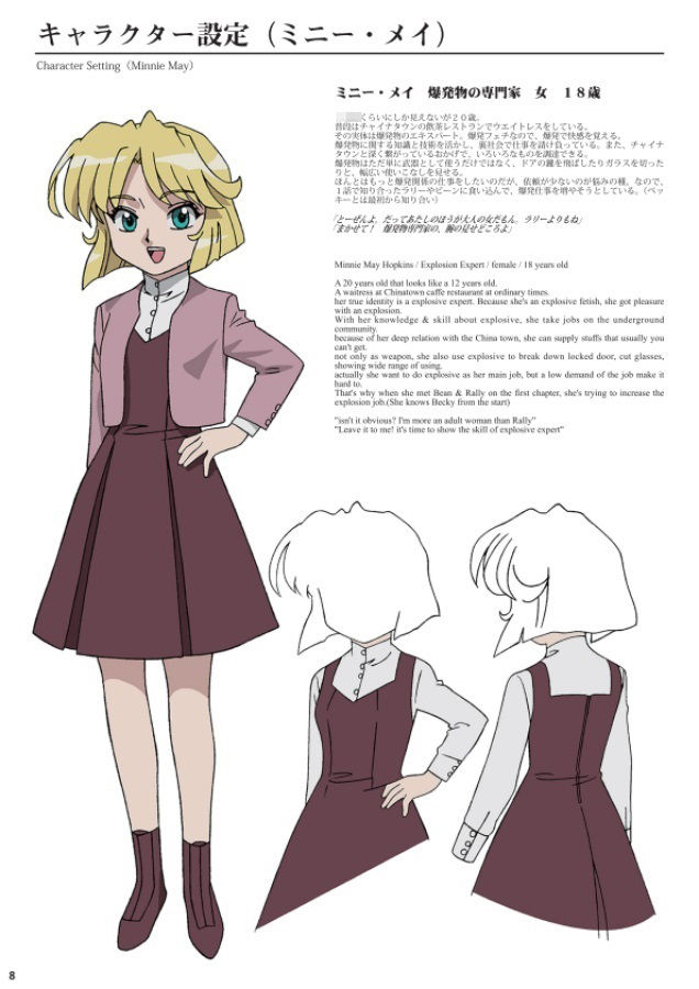 BEAN BANDIT FAN BOOK サンプル3ページ目