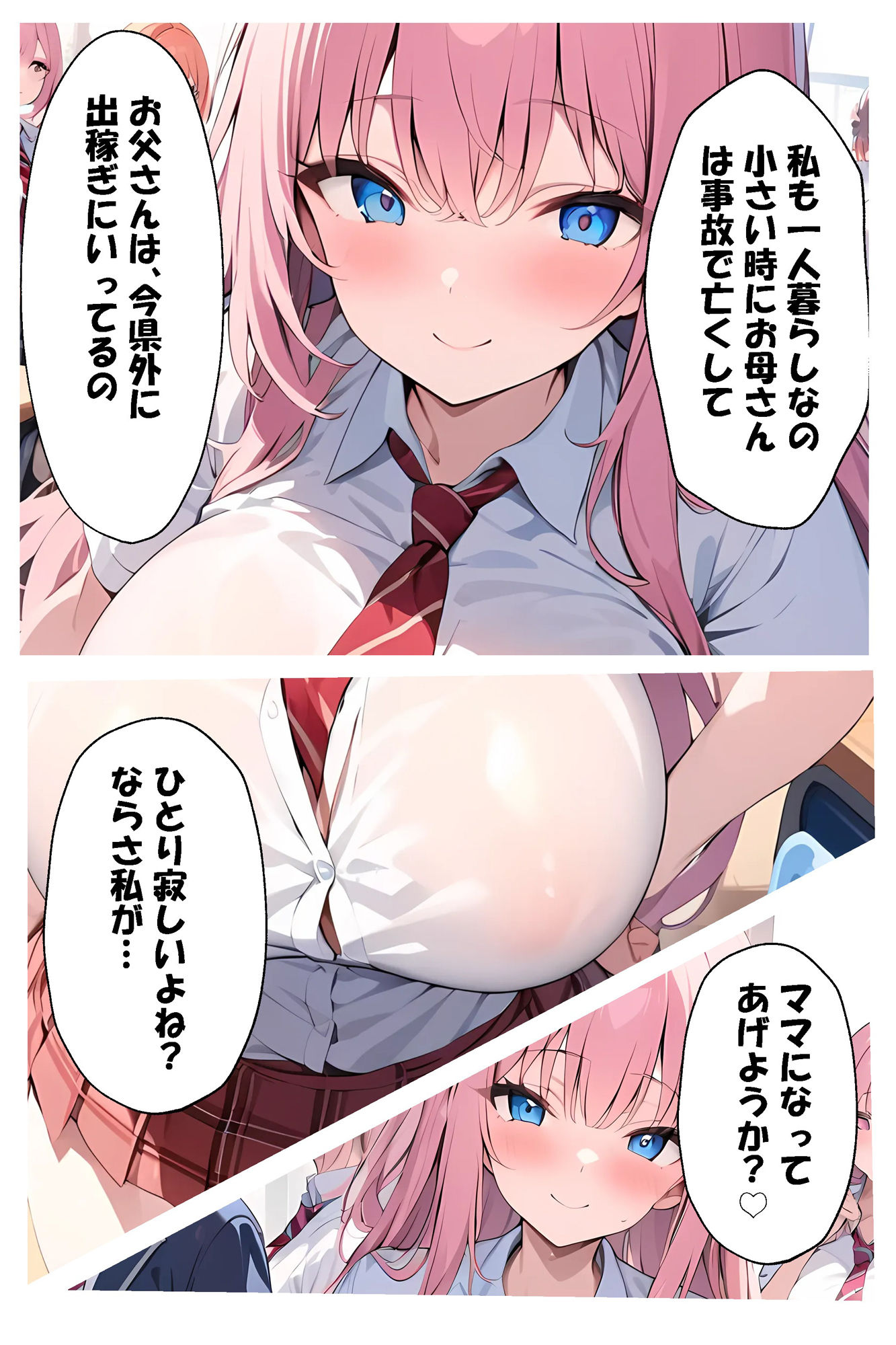 同級生がママになってくれた話 サンプル4ページ目