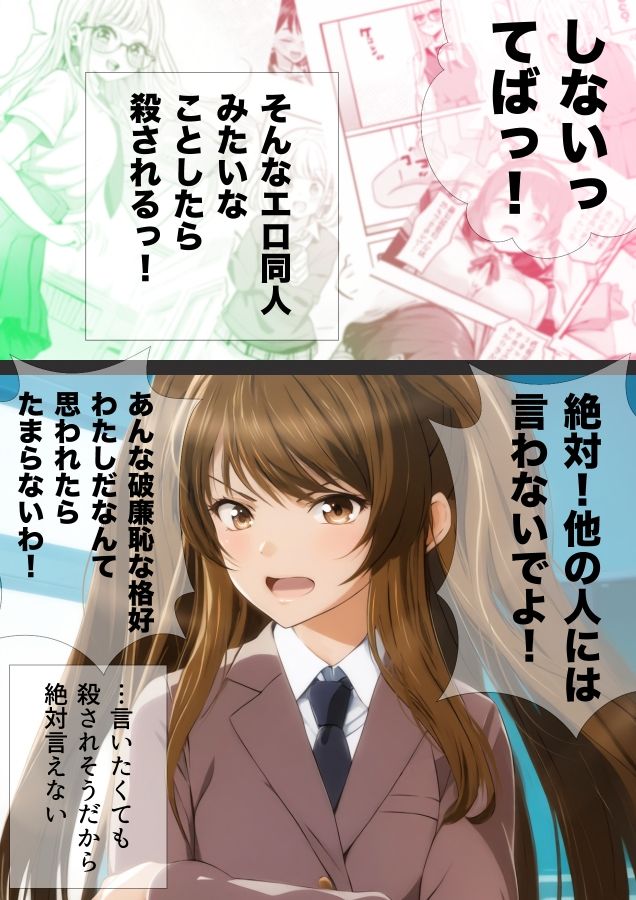 巨大神話少女AIKA 漫画演出版SP 二人の巨大少女 サンプル8ページ目