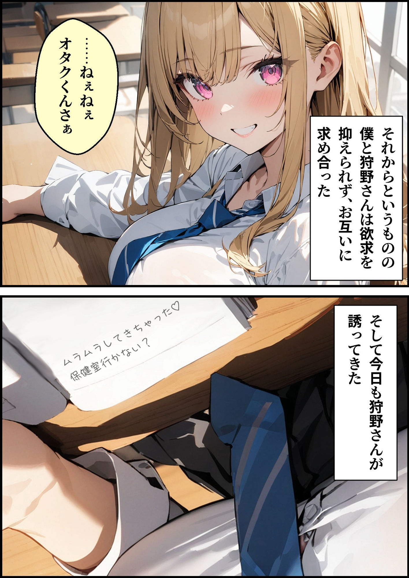 隣の狩野さん2 サンプル3ページ目