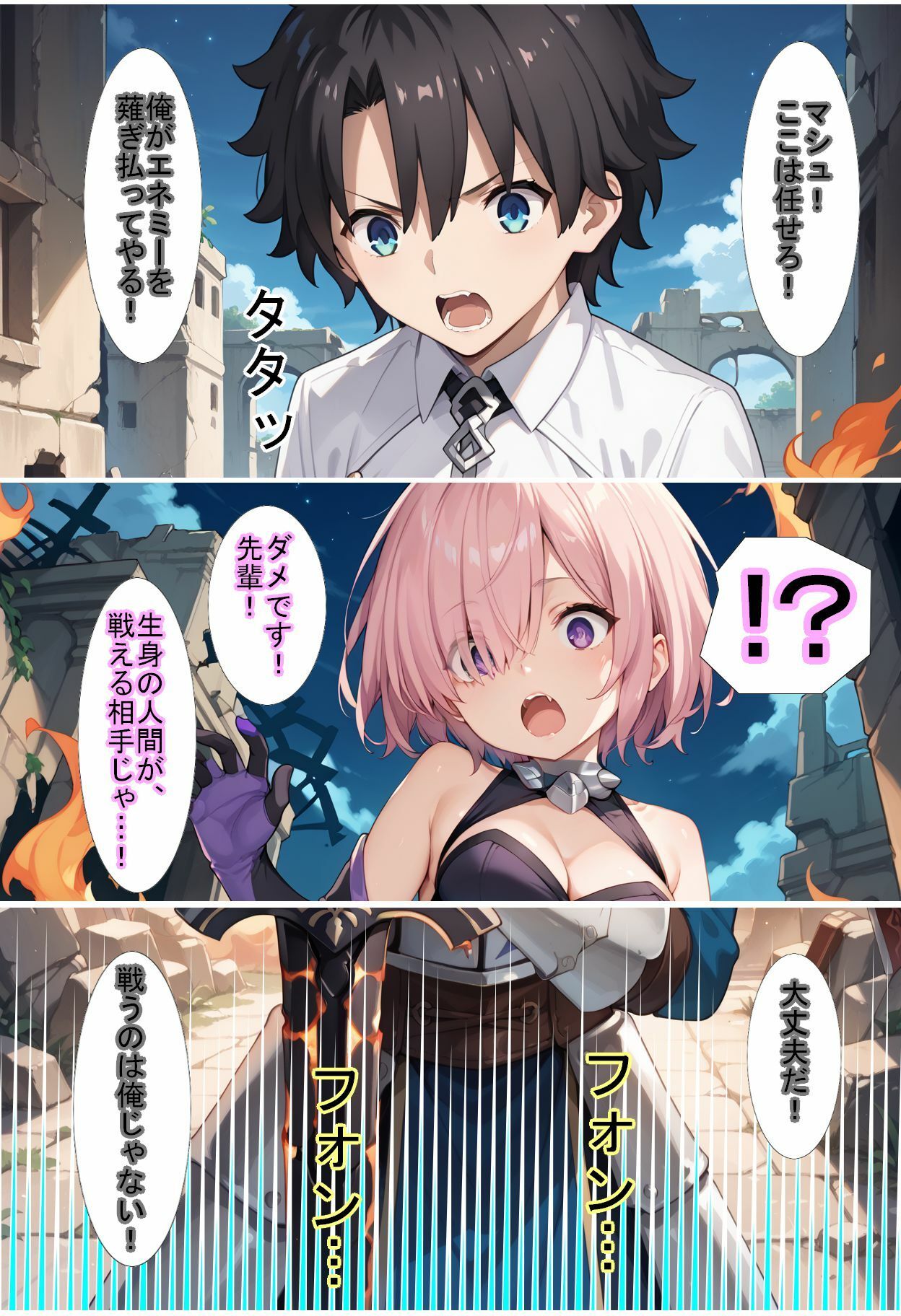 F〇Oの世界に入ってしまったら？〜女サーヴァントにエロい事し放題だった件〜 サンプル5ページ目