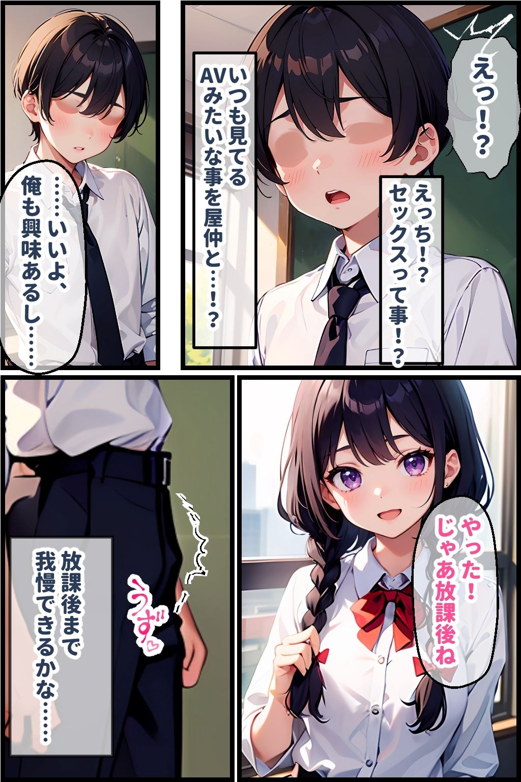 地味娘がメガネを外すと… サンプル3ページ目