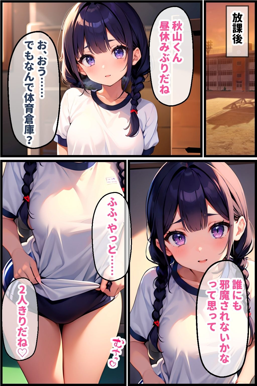 地味娘がメガネを外すと… サンプル4ページ目