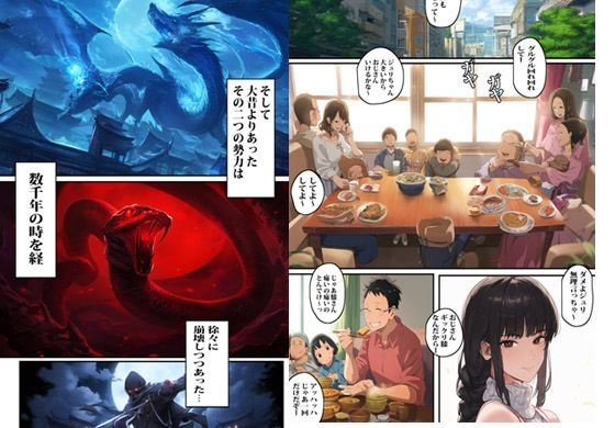 その人妻は本当は魔忍者で闇の軍団に巻き込まれ種付けされた話 サンプル1ページ目