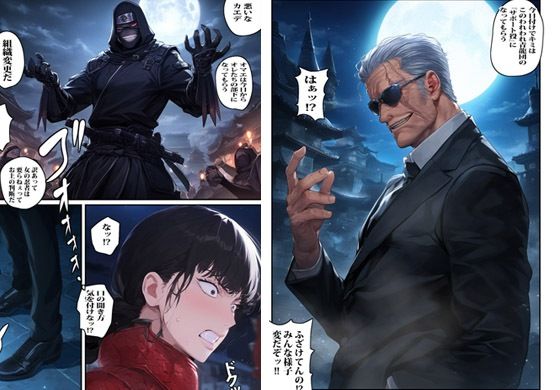 その人妻は本当は魔忍者で闇の軍団に巻き込まれ種付けされた話 サンプル5ページ目