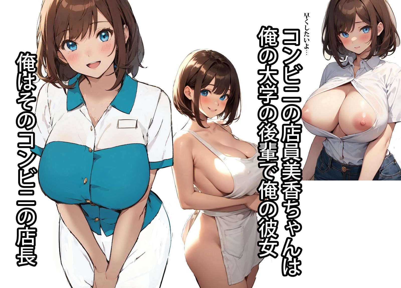 バイトの彼女が俺の失敗をチャラにするためオーナーに寝取られた サンプル1ページ目