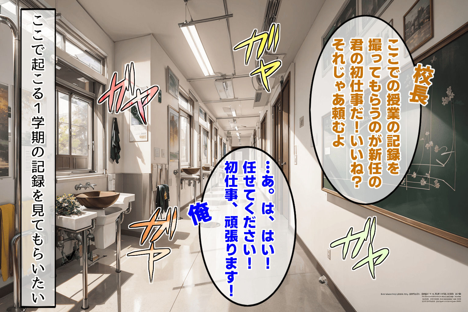ハーレム学園 1学期 サンプル2ページ目