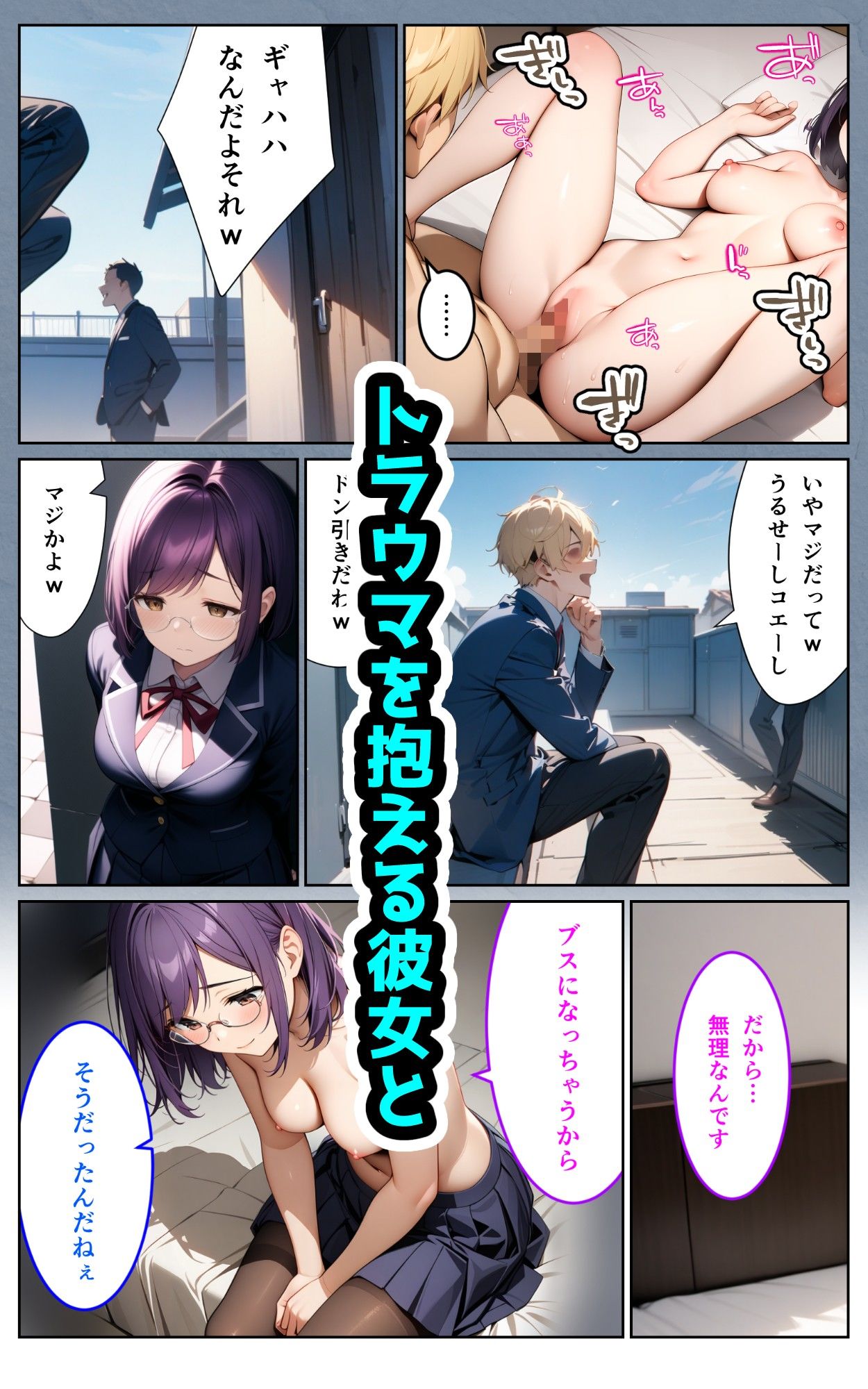 絶倫おじさんvsアヘイキ姫 サンプル3ページ目