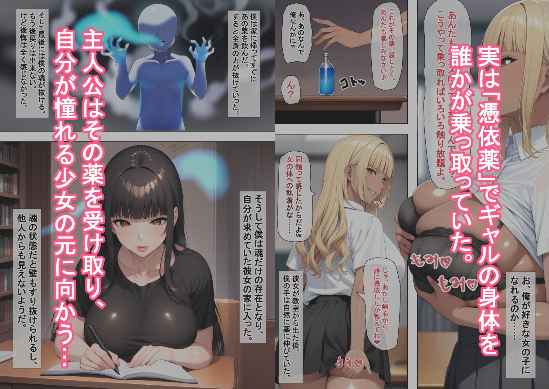 憑依薬 サンプル2ページ目