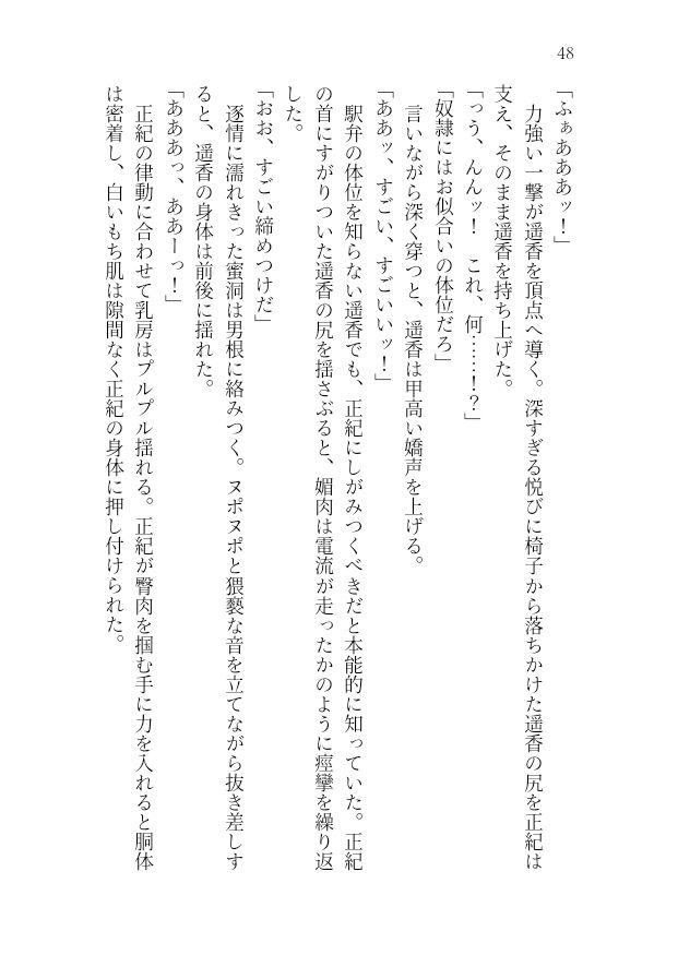 【官能小説】アイドル志望女子大生 強●ハメ撮り【レ●プ凌●】 サンプル2ページ目