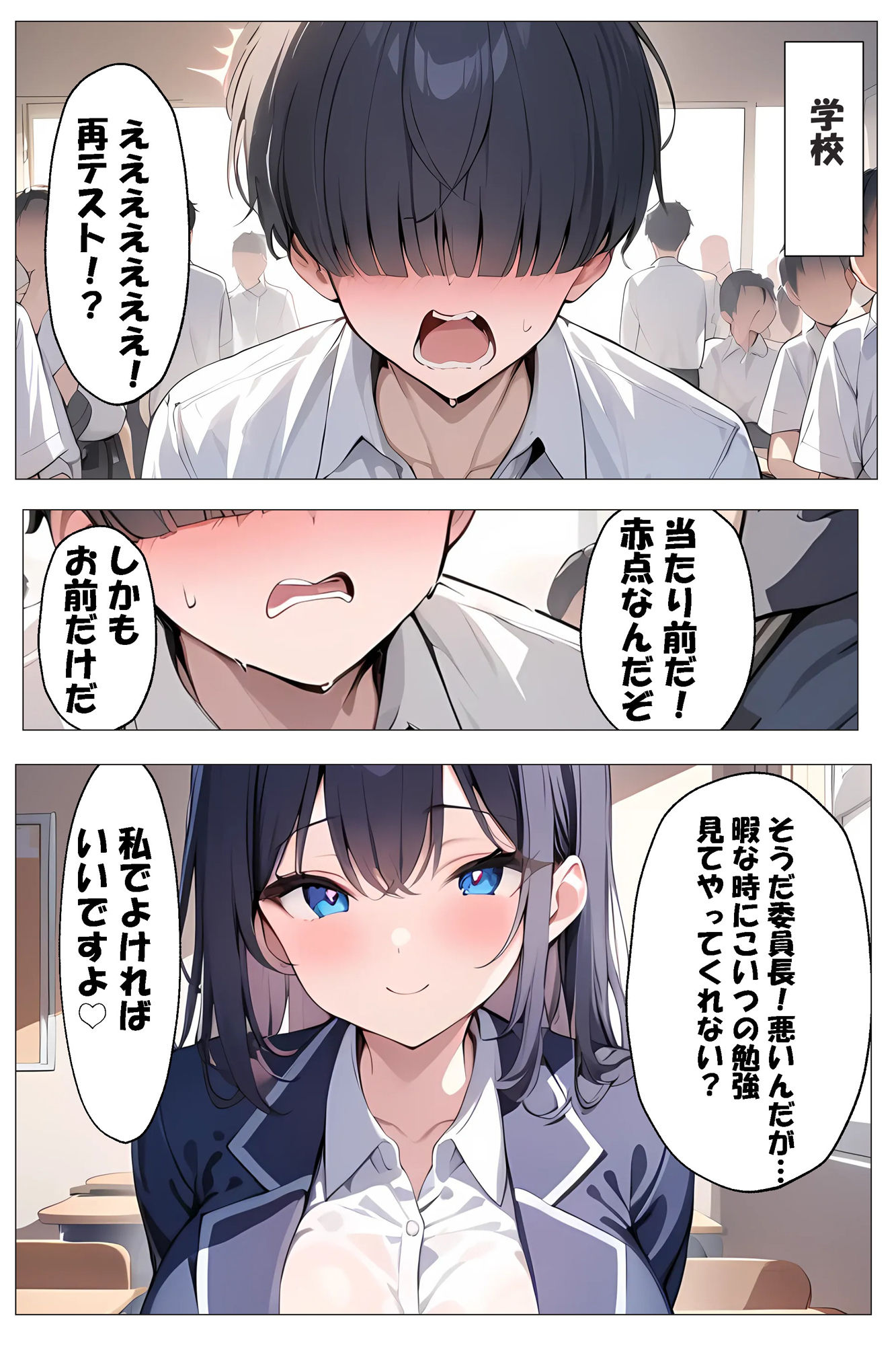 ツンデレ幼馴染の、デレが可愛すぎる件 サンプル4ページ目