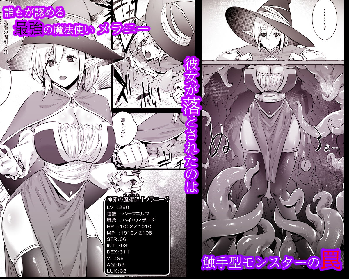レベル250の魔法使いが感覚遮断落とし穴に堕ちてレベルドレインで人生が終わるまで サンプル1ページ目