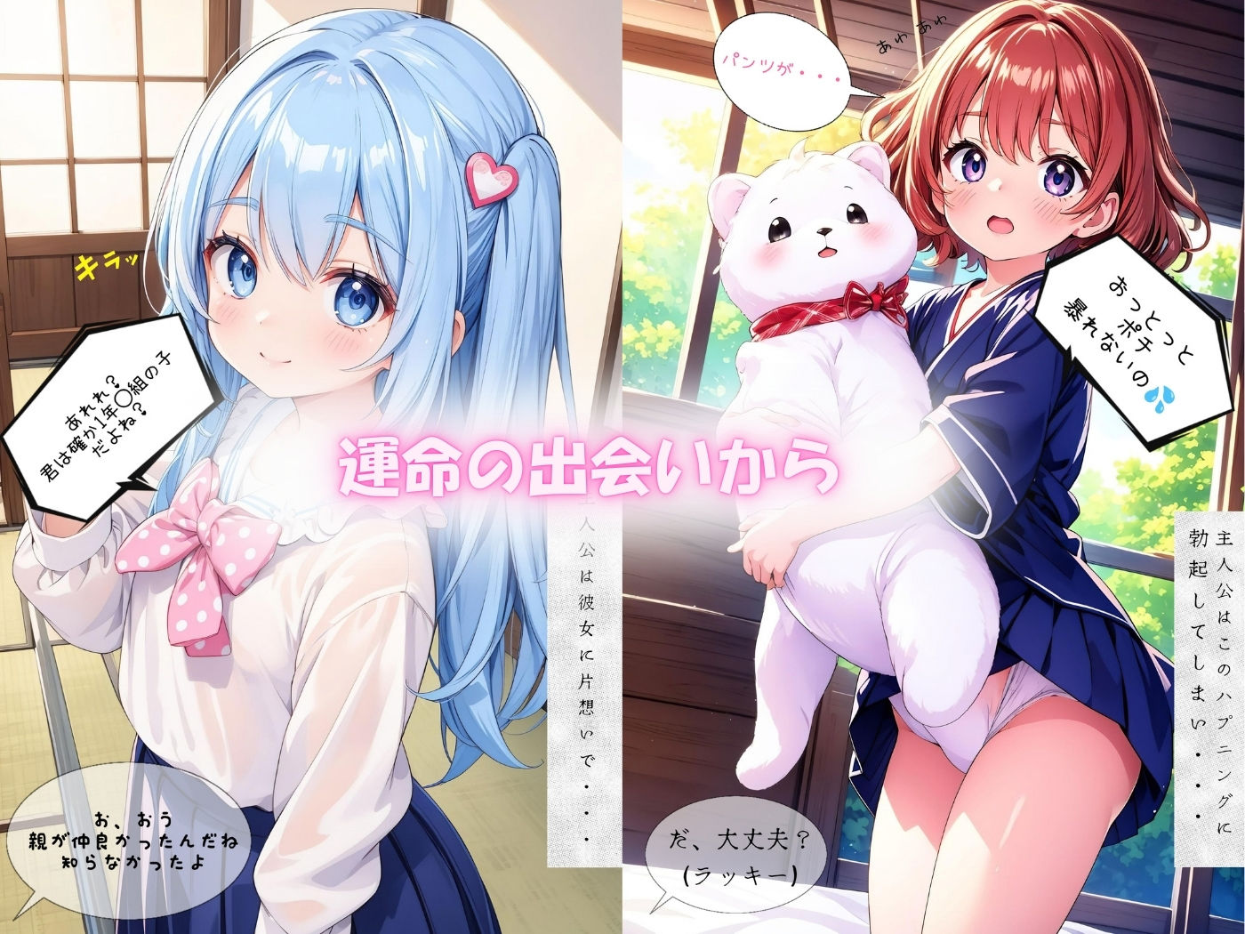 家族ぐるみで旅行に来たら同級生の大好きな女の子が居て・・・【ストーリー付き】 サンプル2ページ目
