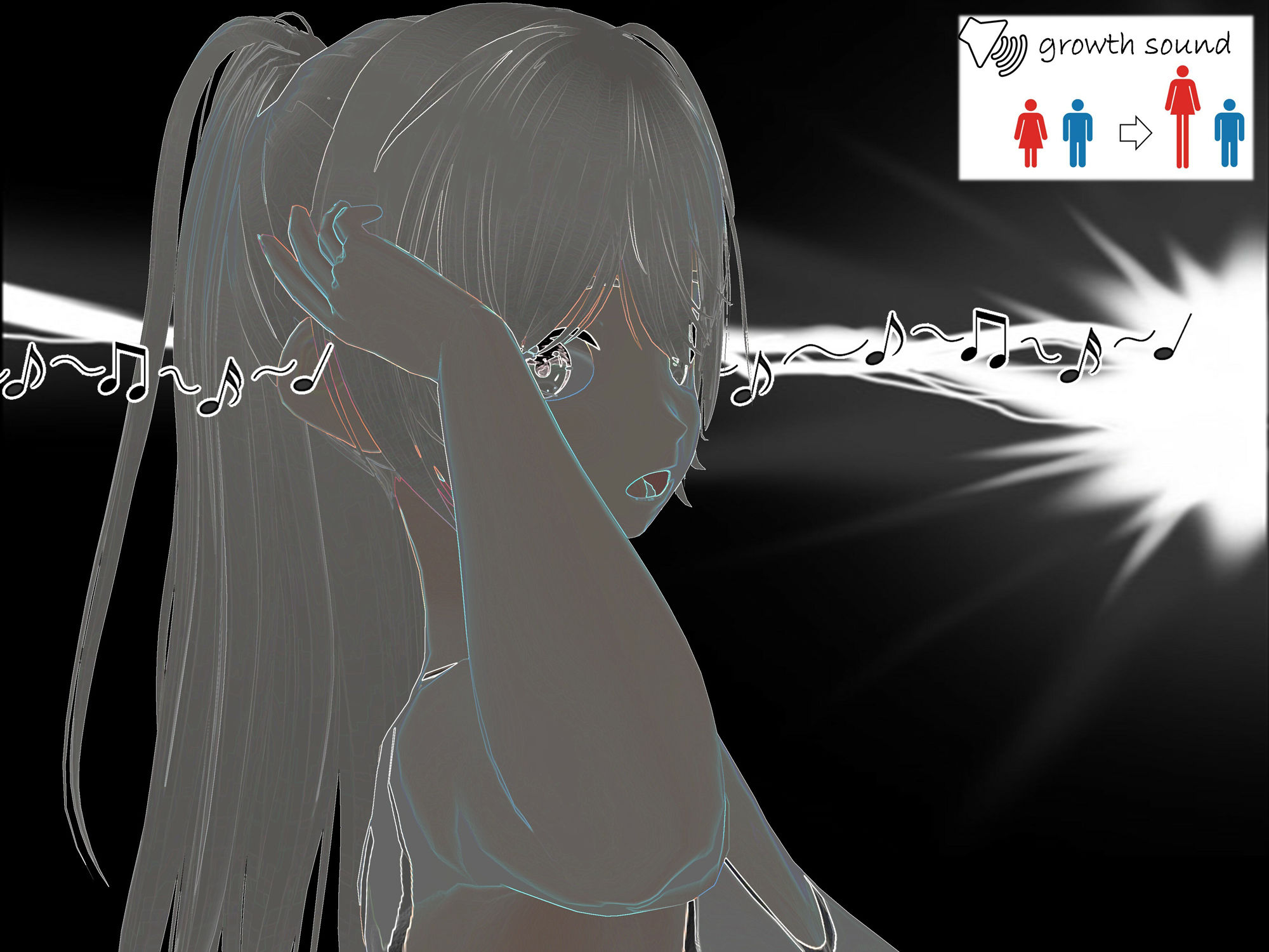 Outgrowing only girls， Overtake boys， Growth sound. Stretching exercises Arc サンプル7ページ目