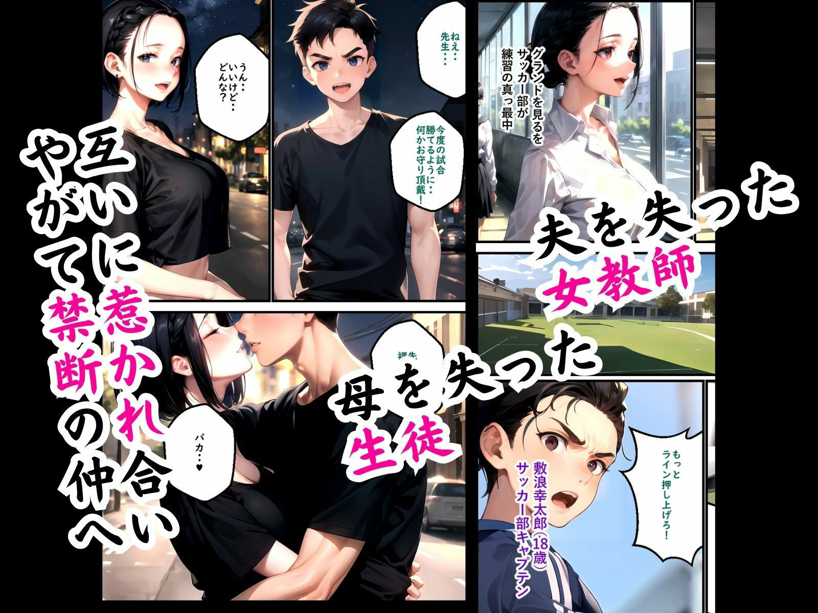 未亡人教師（上巻）大好きな先生が教頭の愛人に堕ちていた件 サンプル3ページ目
