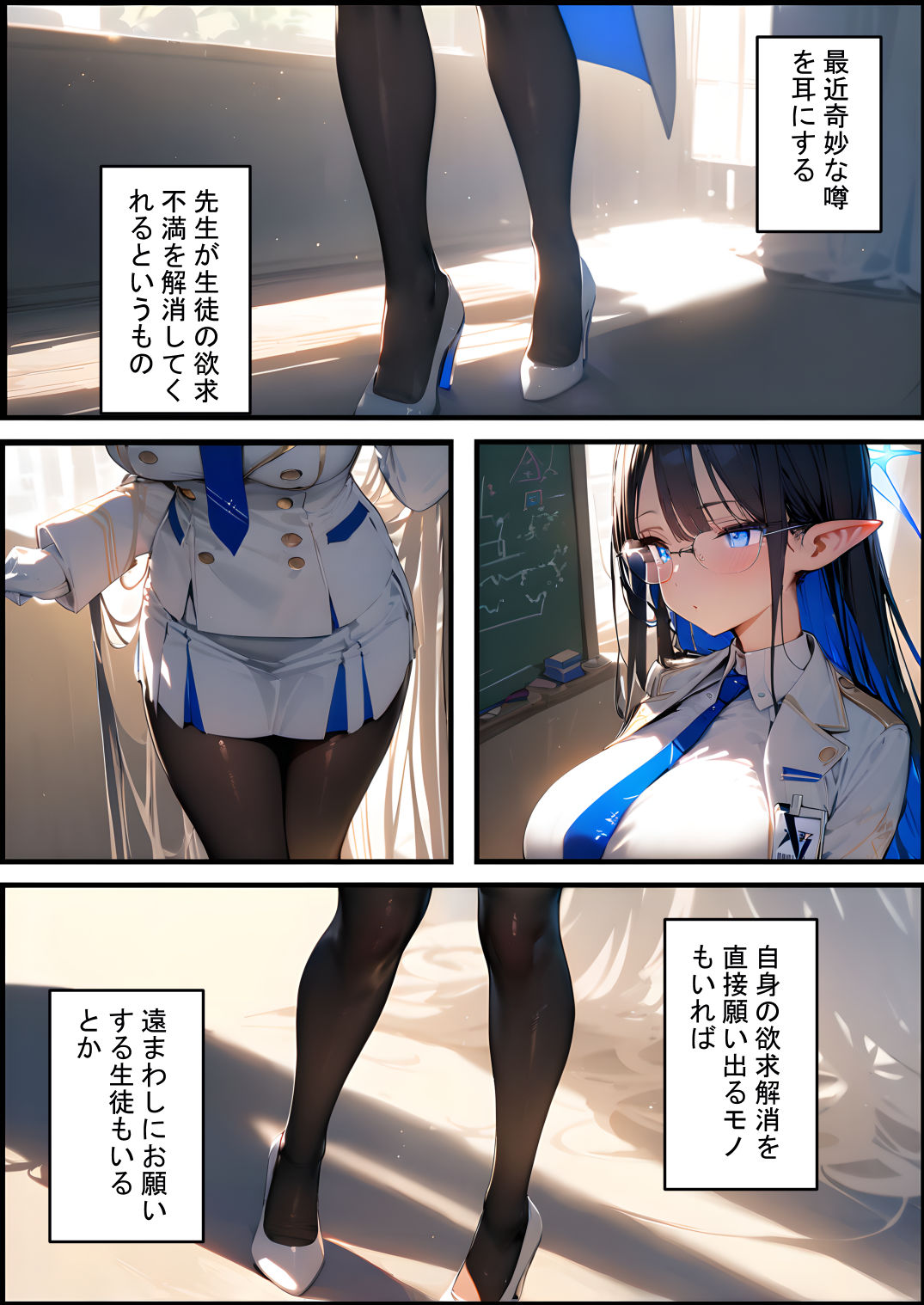 リ〇の性欲処理を手伝う話 サンプル1ページ目
