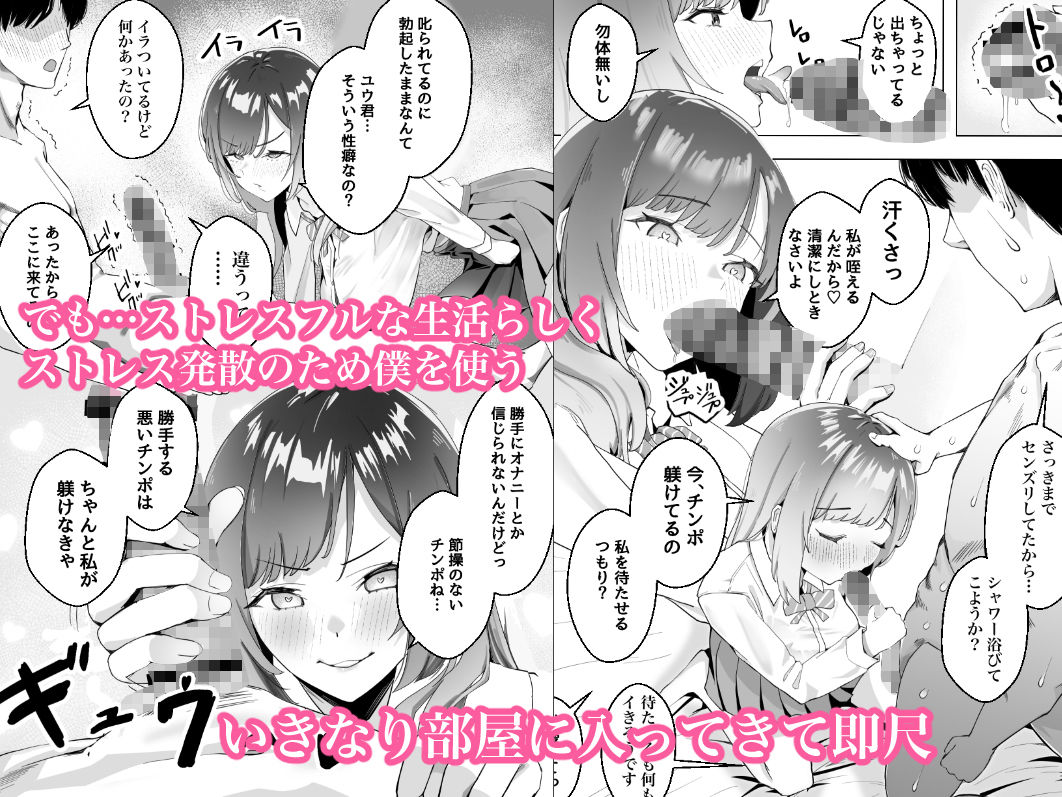 幼馴染のギャルが僕を性欲処理に使っている件 サンプル2ページ目