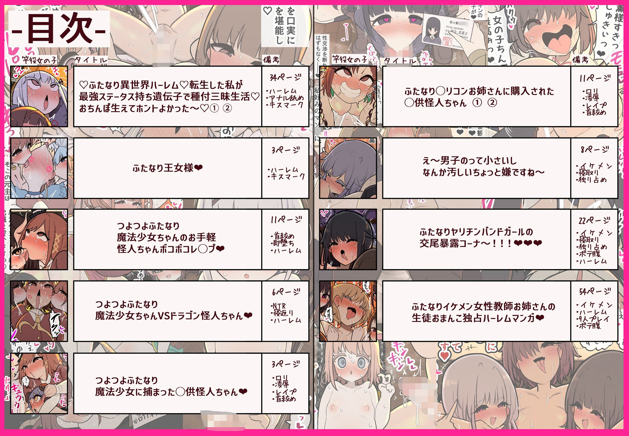 あたまのわるいふたなりマンガ集_5本目 サンプル10ページ目
