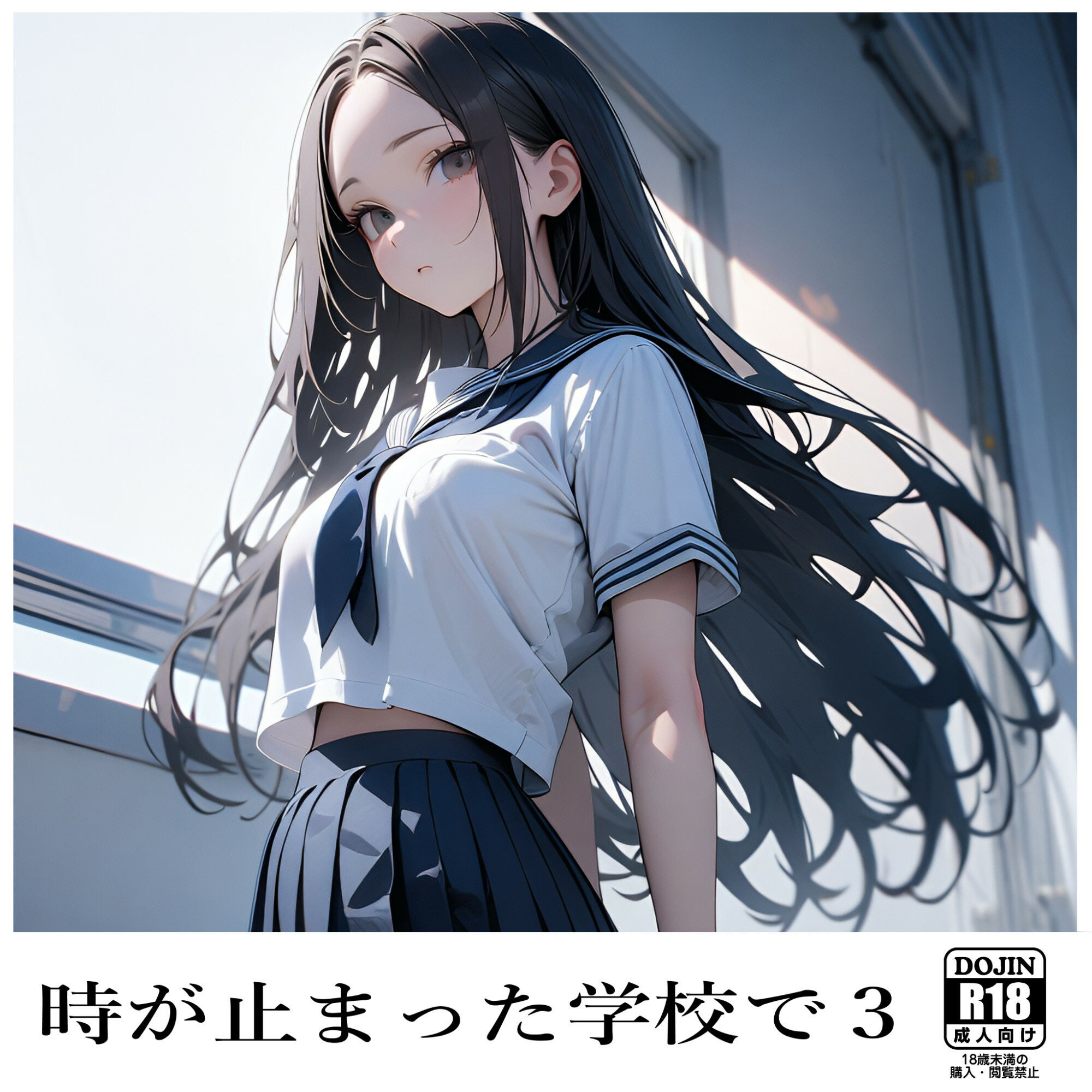 時が止まった学校で3 サンプル2ページ目