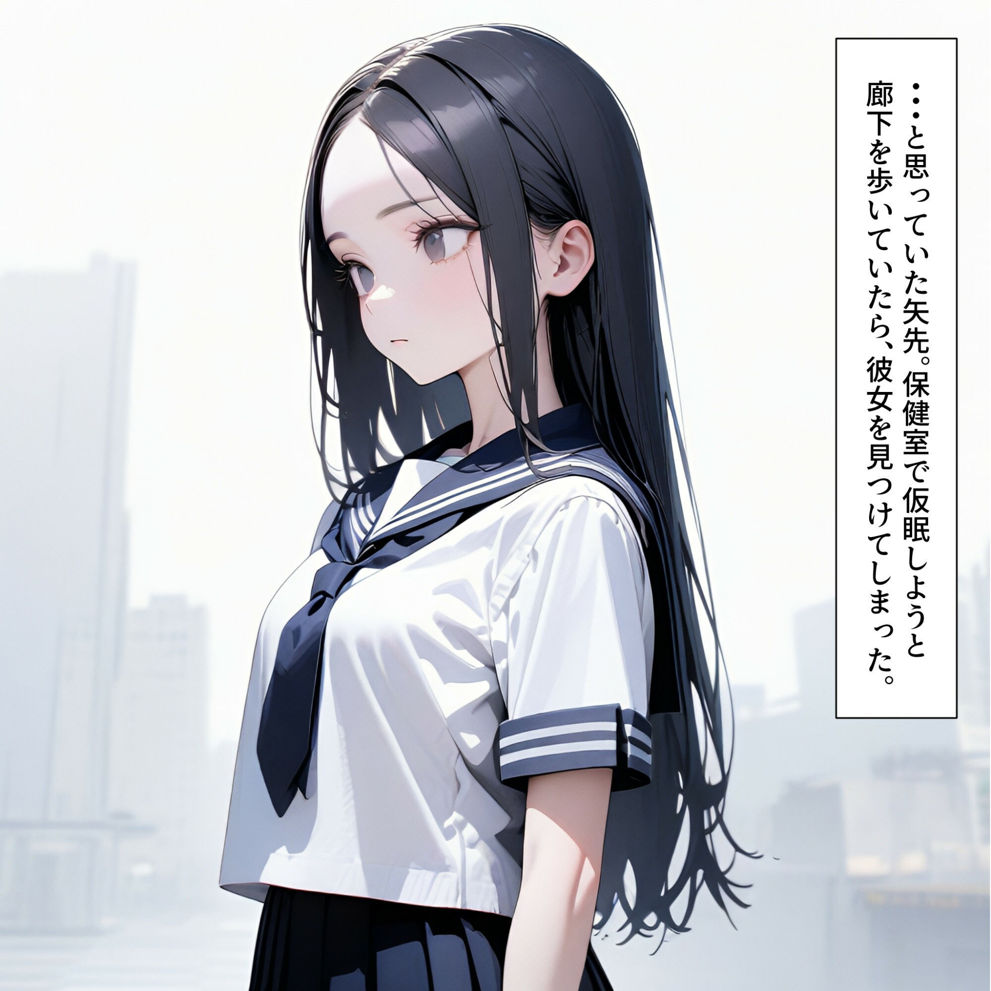 時が止まった学校で3 サンプル7ページ目