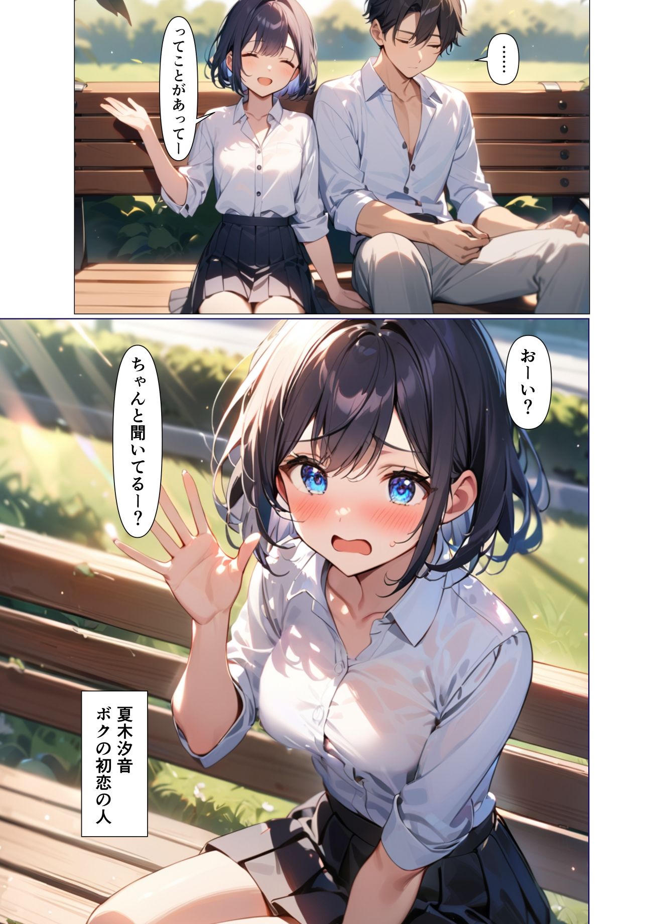 ナツノキオク -初恋で初体験の相手と再会SEX- サンプル3ページ目