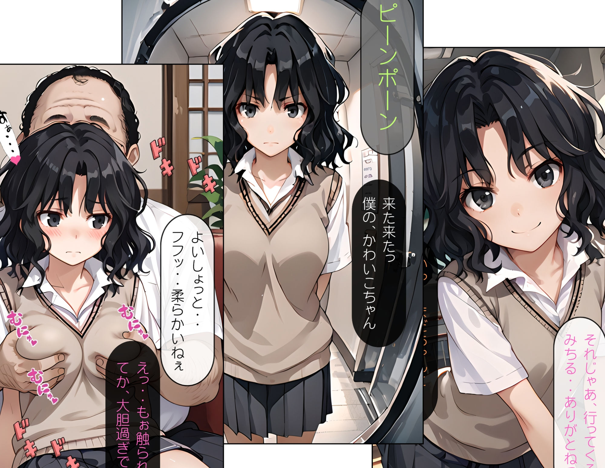 お小遣い稼ぎにおじと援交 アマ〇ミ 棚〇薫 サンプル3ページ目