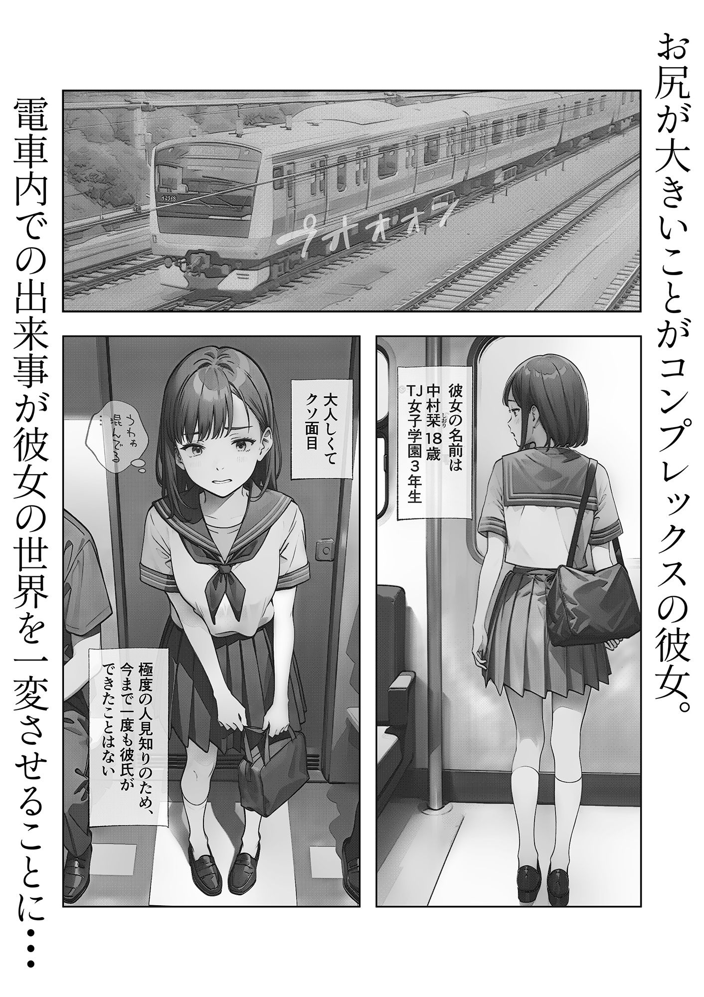 どうせ私のことエロ同人みたいに痴●するんでしょ サンプル3ページ目
