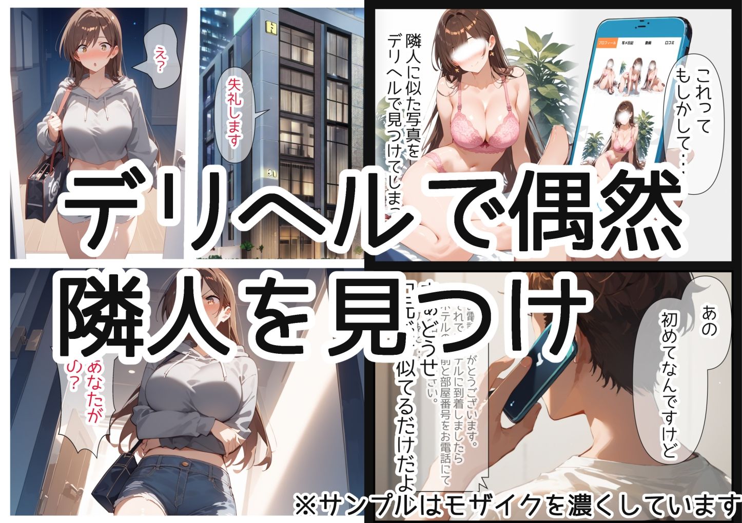 レンタル彼女にナマで中出しします サンプル1ページ目