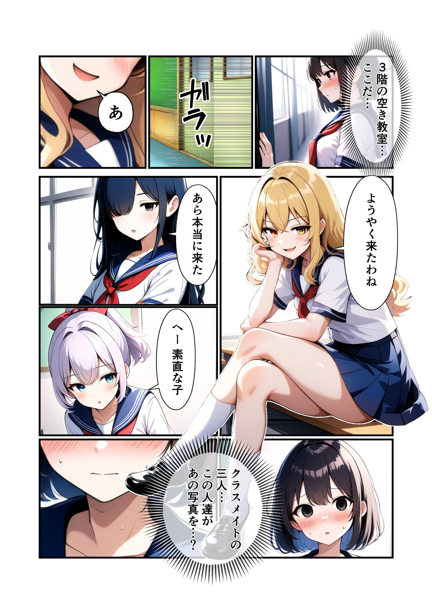 浅石来海の受難 1 リメイク サンプル4ページ目