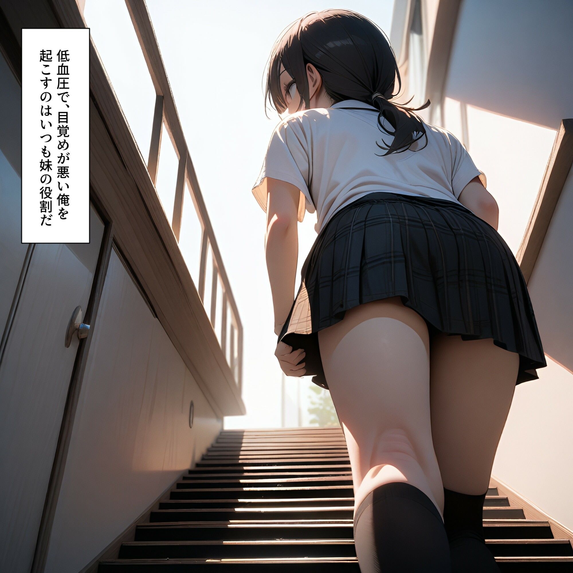 毎朝、ベッドまで起こしにきてくれる妹 サンプル3ページ目