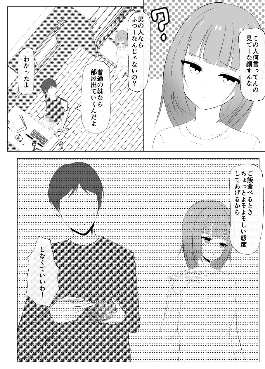 普段は素っ気ないブラコン妹とやりまくった。 サンプル5ページ目