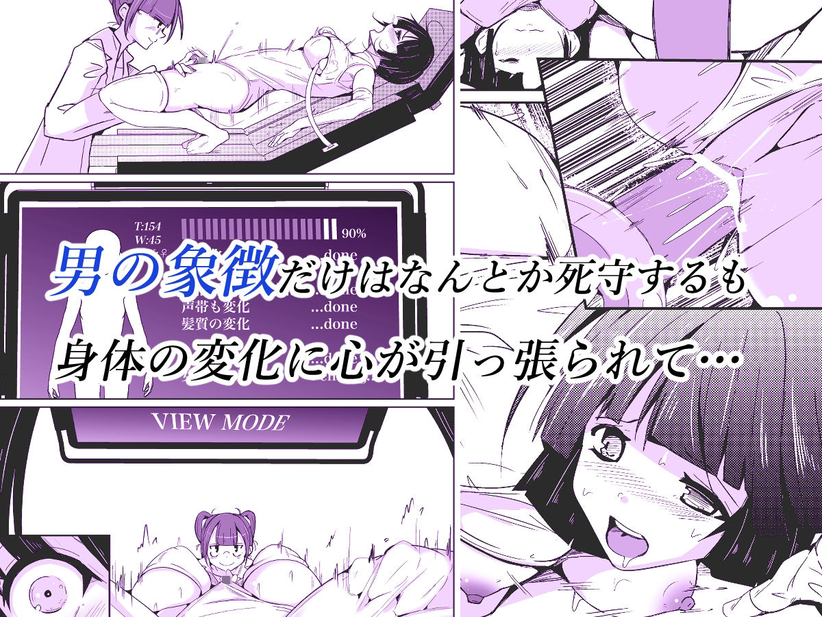 女体化治験バイト サンプル3ページ目