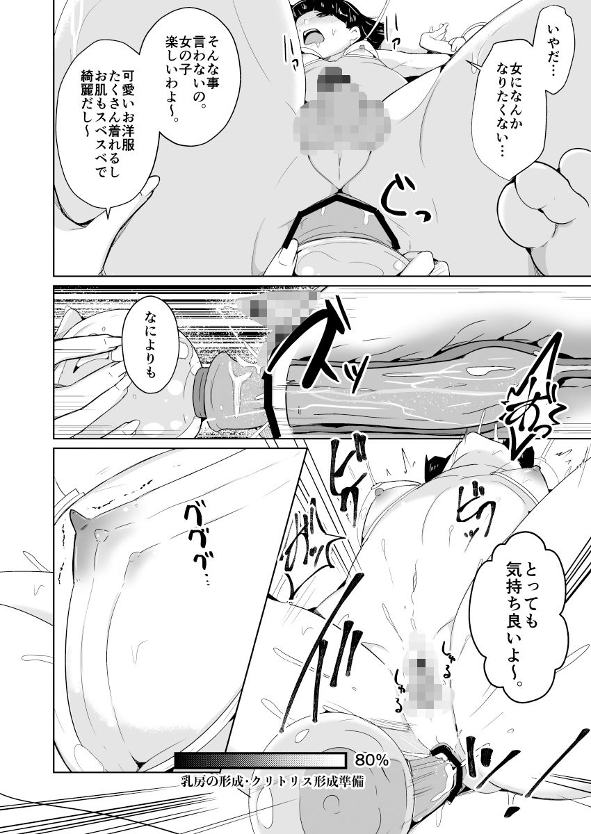 女体化治験バイト サンプル7ページ目